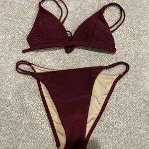 Pacsun Plum high waisted bikini